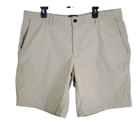 Vtg North Face TNF Shorts Mens 40x9 Beige Chino Khaki Camp Bike Hike Outdoor - Picture 1 of 12